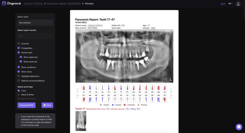 Radiologischer Bericht 18